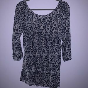 lane bryant cheetah shirt